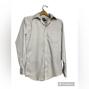 Joseph & Feiss Classic Fit Gray Long Sleeve Button Down Men’s Size S